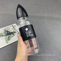 New Idea Design Glass High Borosilicate Beverage Water Bottle, Sillicate Sleeve Water Bottle, Bullet Cap Water Bottle